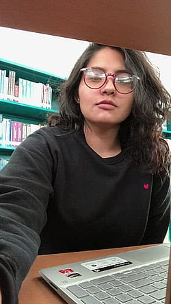 Showing Boobs In The Library (F)'