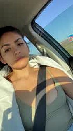 I Get Horny While I Drive! Would You Stop To Fuck Me? [GIF]'