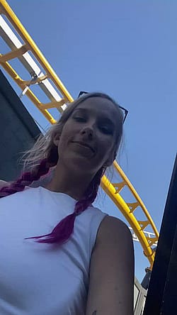 Took A Break From Roller Coasters For A Different Kinda Thrill! ? [GIF]'