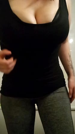 This Goes Out To The Guys At The Gym Who Couldn't Stop Staring At My Tits ?'