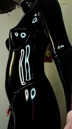 So Close To Nudity Yet So Far~ Latex Feels Like I’m Wearing Nothing It’s So Revealing Yet I’m Fully Covered Sound On The Redgif! 😊🖤'