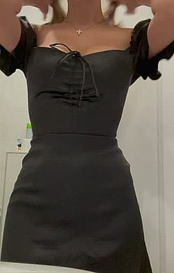 What Would You Do If I Come In This Dress On Our First Date?'