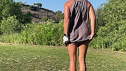 I Love Being Naughty On The Golf Course While The Group Ahead Tees Off! [gif]'