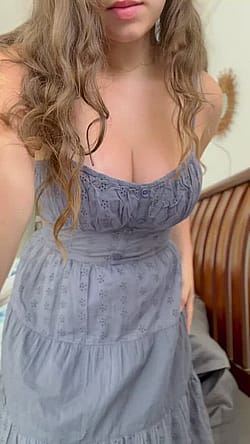 Would You Mind If I Just Take This Dress Off Excuse My Bouncy Boobs ;)'