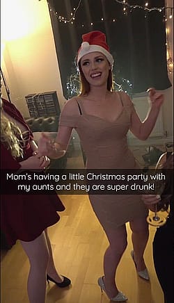 Mom Got Wild At The Christmas Party [Part 1/2]'