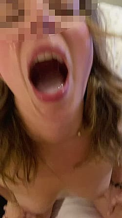 Our Friend Cums All Over My Face Right After Hubby Do You Like How He Rubs It In With His Thicc Cock?'