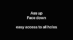 Easy Access To All Holes (Ass Up Face Down Bondage Compilation)'