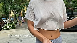 I Love Going Braless In Public I Get So Many Stares :)'