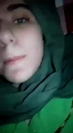 Horny Hijabi Dildo Orgasm'