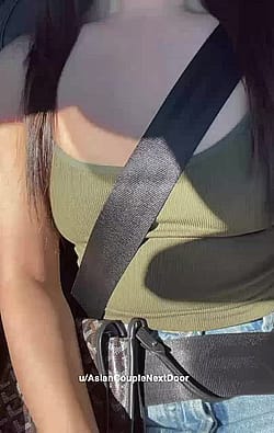 First Post Here ? I’m Always Flashing My Perky Tits While Driving!'