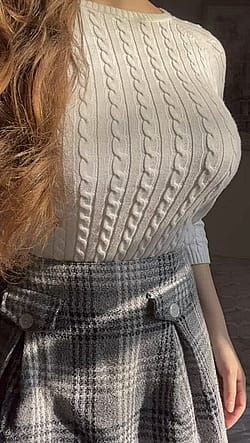 My Cozy Sweater Hides My Massive Boobs Quite Well ?'