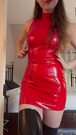 What Do You Think Of My Favourite Latex Dress?'
