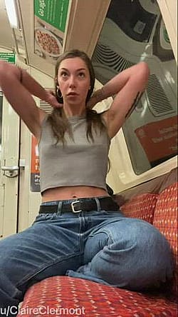 Titties Out On The Subway'