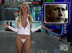 Whitney St John (Dawne Furey) With Your Naked News Sports Report 2000’s'