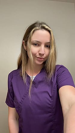 If I was your personal nurse, would you suck my tits?'