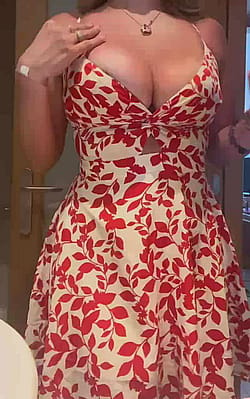 If I wear this dress on date night, it better end with your load inside me'