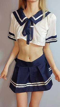 Did you know that good schoolgirls don't wear panties?'